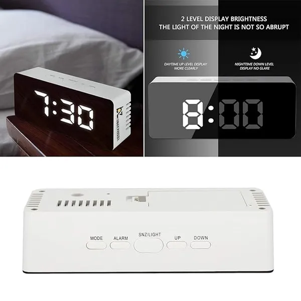 Digital_Smart_Back_Light,_Modern_Table_Mirror_Alarm_Clock_With_Sensor_Date_And_Temperature_For_Office,_Home_And_Bedroom_;_Alarm_Clock_For_Heavy_Sleeper_(White)_-_14_Cm