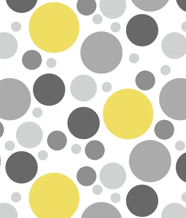 100%_Cotton_120_TC_Polka_Dot_Bedsheet_for_Double_Bed_with_2_Pillow_Covers_-_(222_x_254_cm)_Yellow_and_Gray