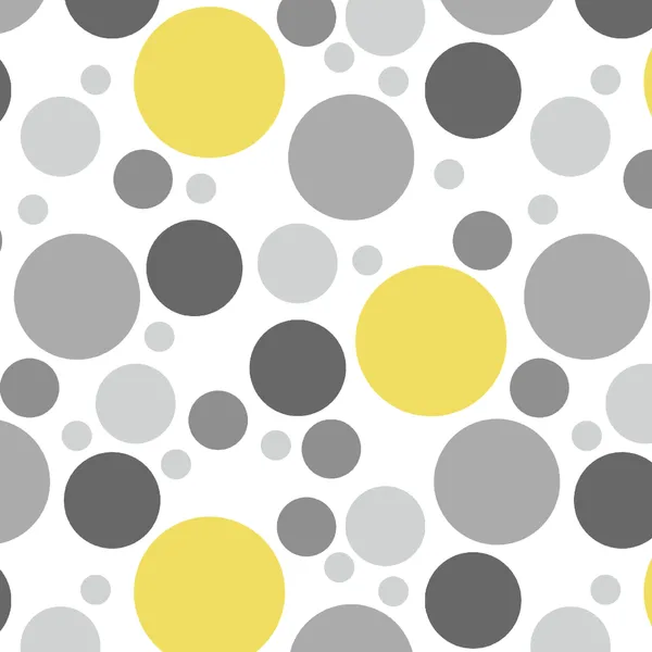 100%_Cotton_120_TC_Polka_Dot_King_Size_Bed_sheet_with_2_Pillow_Covers_(270_x_270_CM)_Yellow_and_Gray