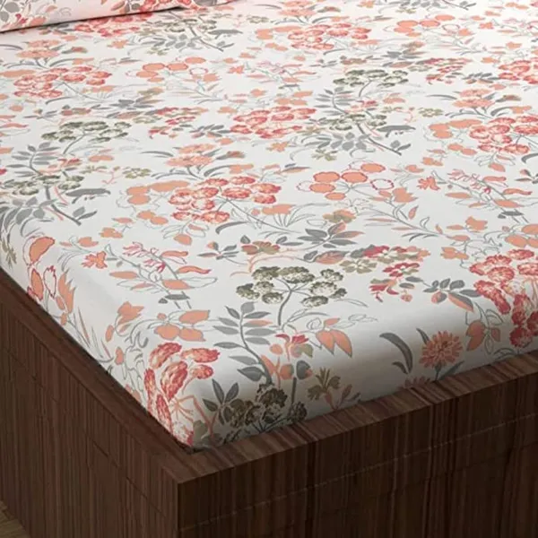 100%_Cotton_Double_Bedsheets_with_2_Pillow_Covers_Lilac_Birch_Bed_Sheet_for_Double_Bed_(222_x_254_cm)