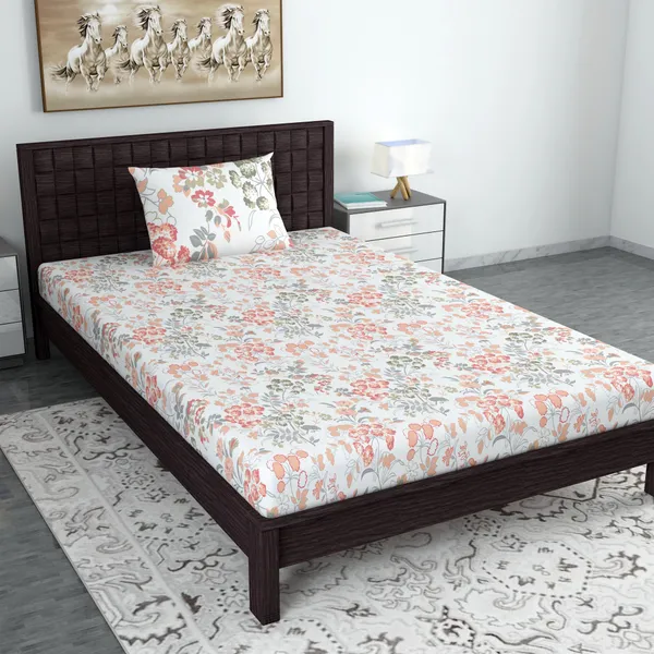 100%_Cotton_Single_Bedsheet_with_1_Pillow_Cover_Lilac_Birch_Bed_Sheet_for_Single_Bed_(145_x_223_cm)