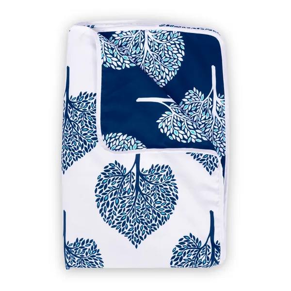 120_GSM_Microfiber_Reversible_Lightweight_Printed_Double_Bed_AC_Dohar_Blanket_-_Dark_Sapphire