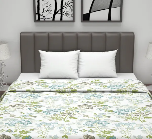 100%_Cotton_120_TC_Lily_Birch_Print_Reversible_Double_Dohar_AC_Blanket,_Lightweight_Bed_Blanket_-_(205_X_220_cm)