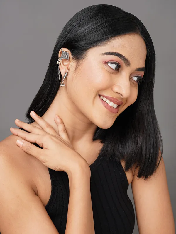 German_Silver_Kite_Quirky_Earcuffs