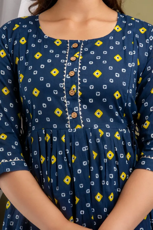 Doted__Cotton_Printed_Maternity_And_Feeding_Kurti_Combo_Of_2