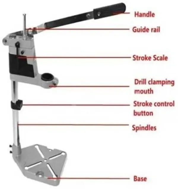 Drill_Stand_For_Drill_Machine_Convert_Hand_Pistol_Grip_Drill_(43_Mm_Chuck_Size)_Drill_Stand_El-Sd13_Drill_Stand_For_10Mm_Drill_Convert_Hand_Pistol_Grip_Drill_(43_Mm_Chuck_Size)