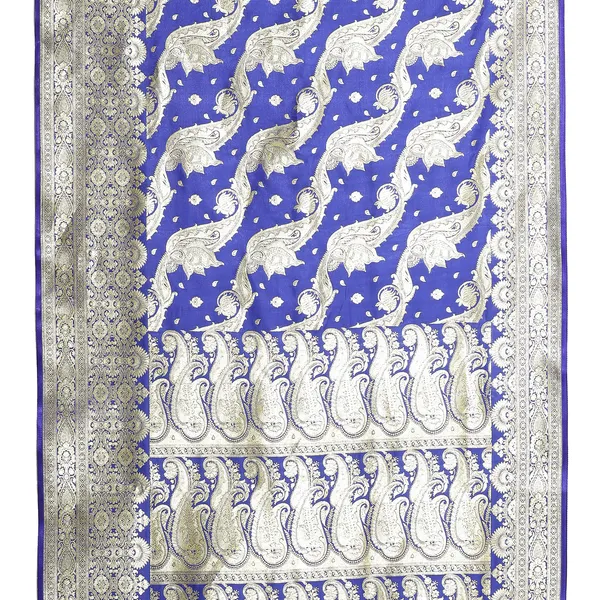 Blue_Satin_Silk_Banarasi_Sarees_For_Women