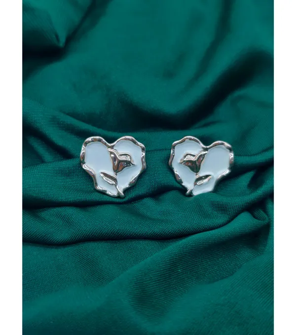White_&_Gold_American_Diamond_Alloy_Trendy_Earring_For_Women