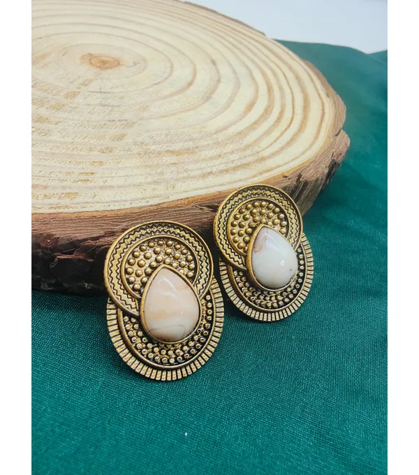Gold_American_Diamond_Alloy_Trendy_Earring_For_Women