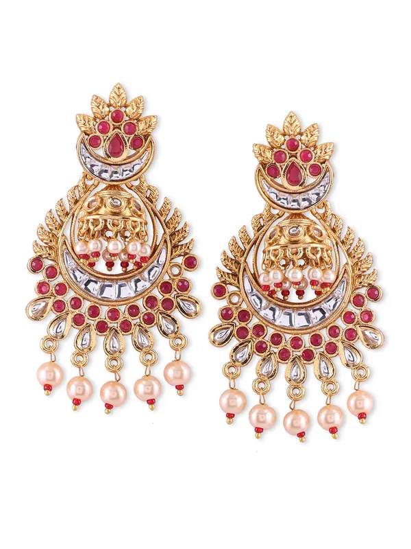 Women_Gold-Toned_Gold_Plated_Contemporary_Kundan_Dangler_Drop_Earrings