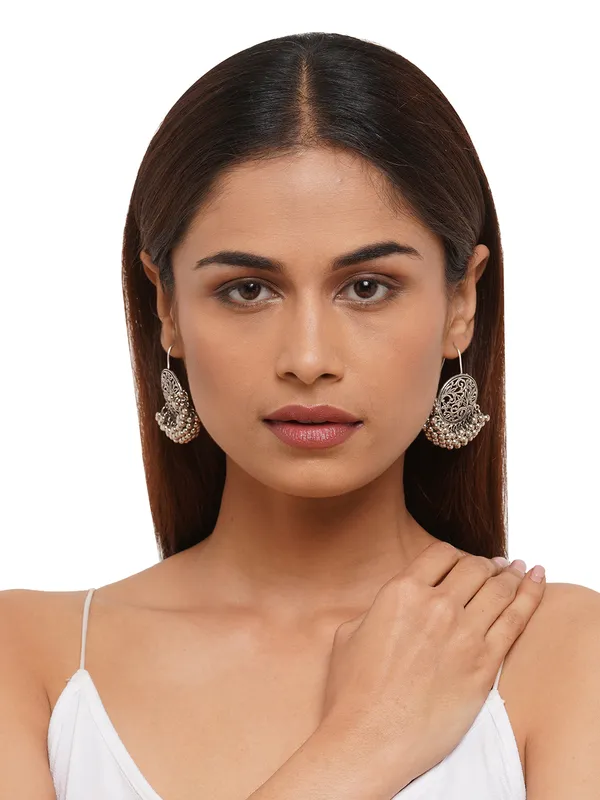 Silver-Toned_Contemporary_Drop_Earrings