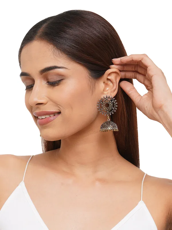 Women_Silver-Toned_German_Silver_Contemporary_Jhumkas_Earrings