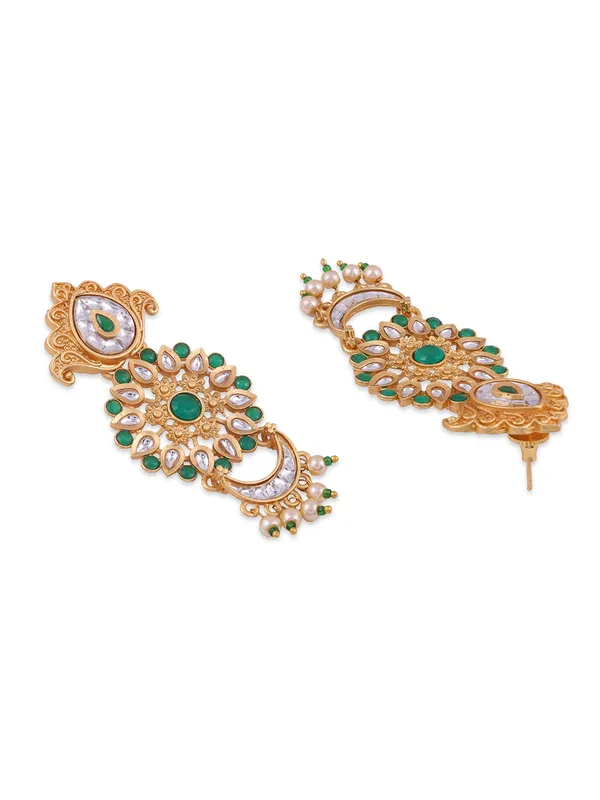 Gold-Toned_Contemporary_Drop_Earrings