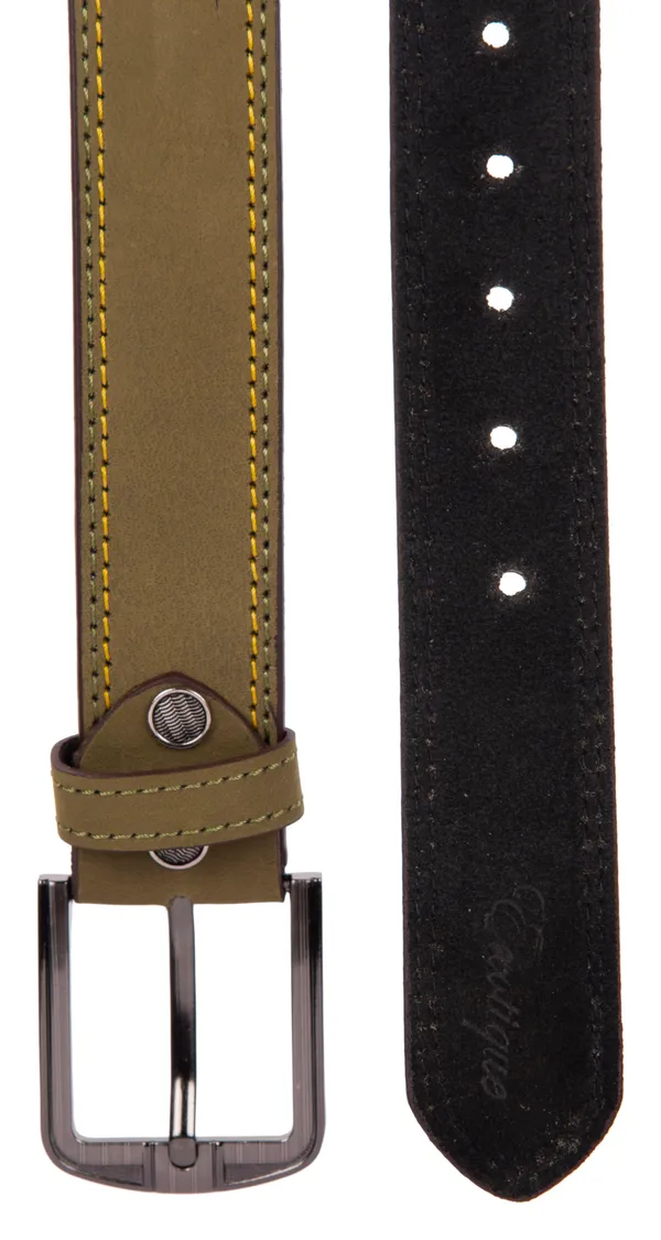 Exotique_Men's_Green_&_Tan_Formal_Belt_Combo_(EC0065MU)