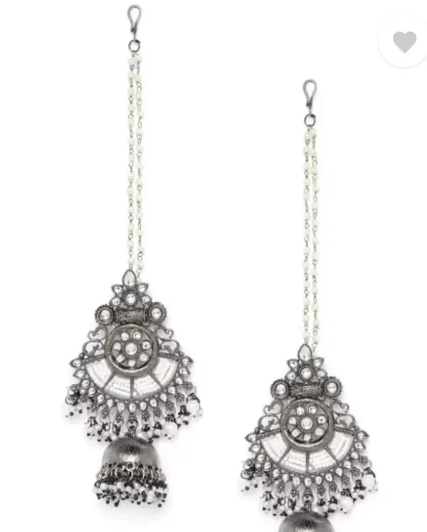 Beautiful_Oxidized_Pearl_Jhumki_For_Girls