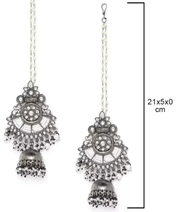 Beautiful_Oxidized_Pearl_Jhumki_For_Girls
