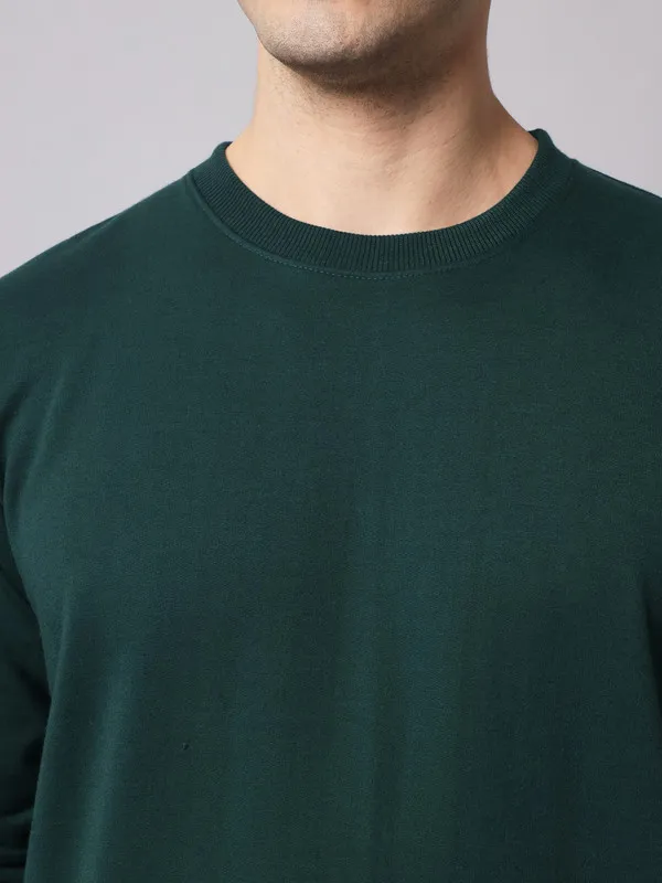 Dark_Green_Men's_Sweatshirt__Comfortable,_Stylish_And_Trendy_Casual_Wear