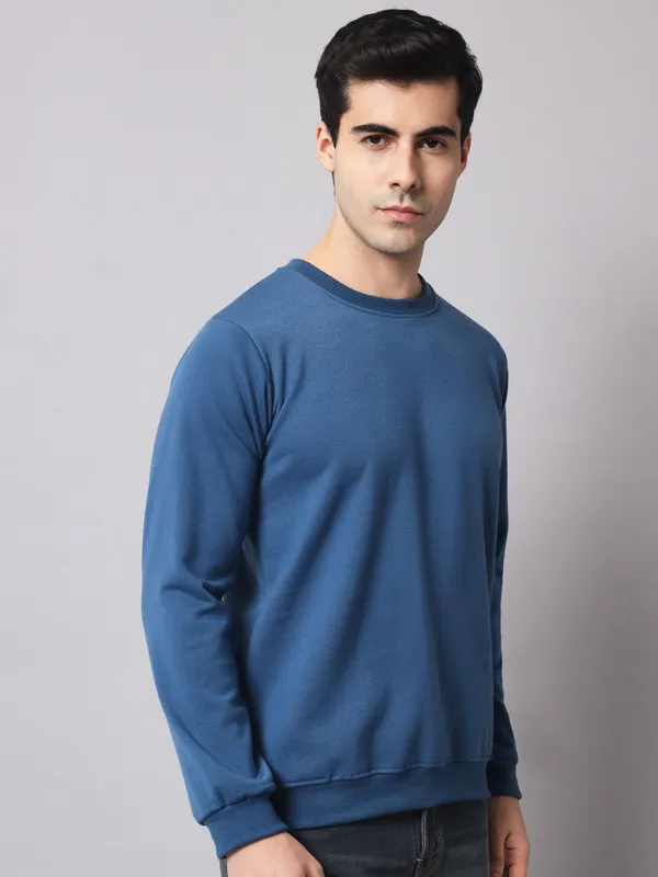 Air_Force_Blue_Men's_Sweatshirt__Comfortable,_Stylish_And_Trendy_Casual_Wear