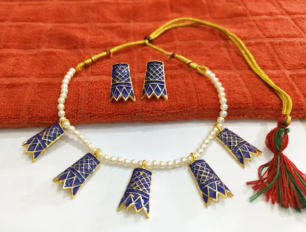Bggold_Assamese_Traditional_Gold_Plated_Blue_Colour_Golpata_Choker_Necklace_Set_For_Women_And_Girl