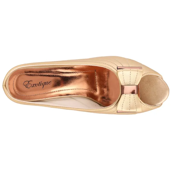 Exotique_Women's_Gold_Fashion_Slip-on(EL0001GO)