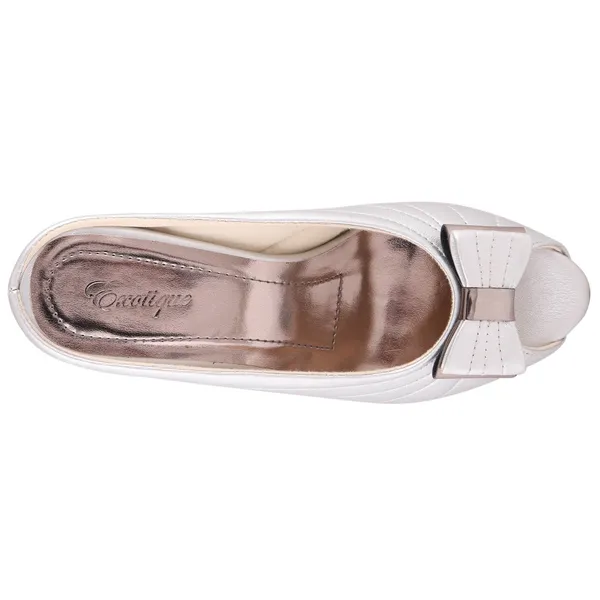 Exotique_Women's_Silver_Fashion_Slip-on(EL0001SI)
