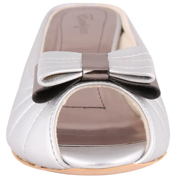 Exotique_Women's_Silver_Fashion_Slip-on(EL0001SI)