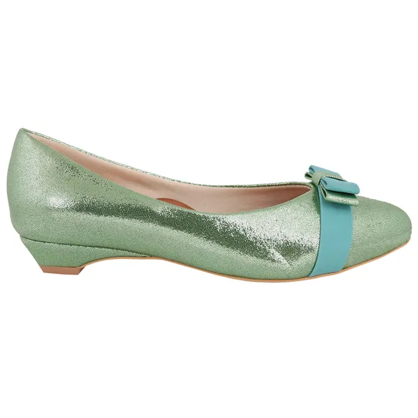 Exotique_Women's_Green_Party-wear_Ballerina(EL0005GR)