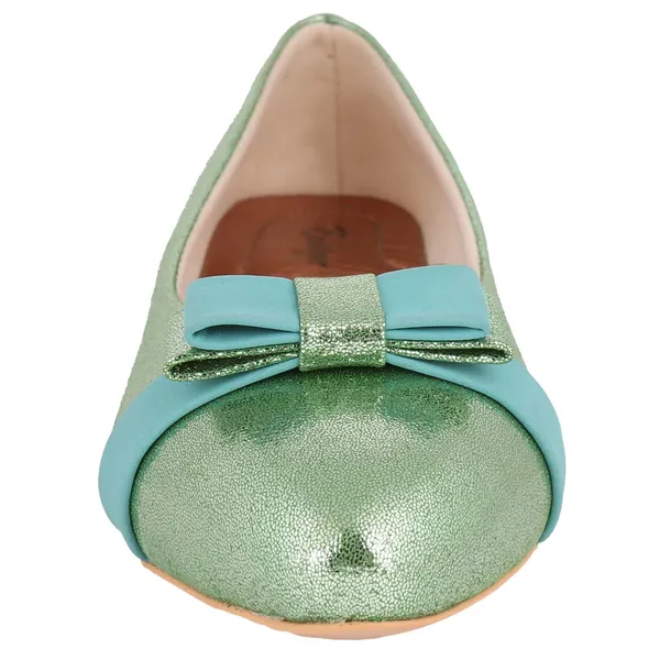 Exotique_Women's_Green_Party-wear_Ballerina(EL0005GR)