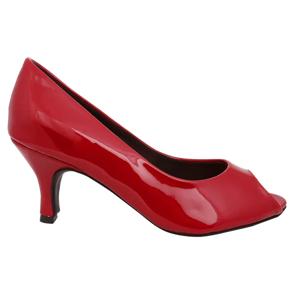 Exotique_Women's_Red_Formal_Peeptoe(EL0008RD)