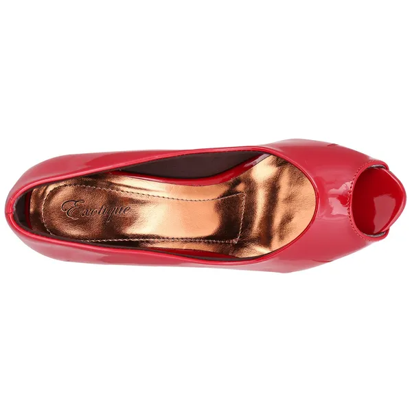 Exotique_Women's_Red_Formal_Peeptoe(EL0008RD)