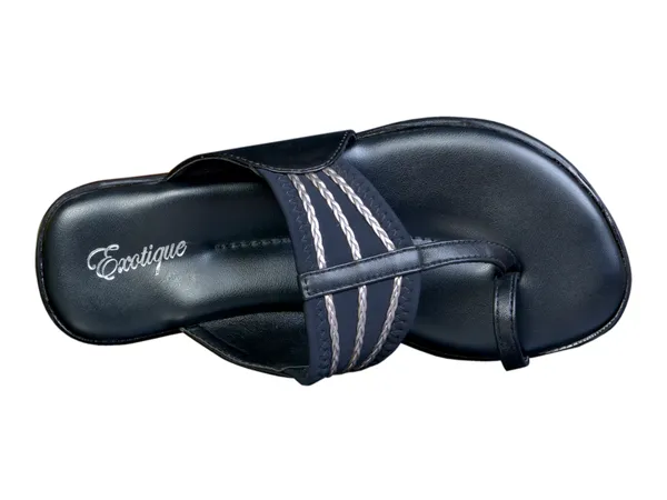 Exotique_Women's_Black_Flat_Slip-on(EL0009BK)