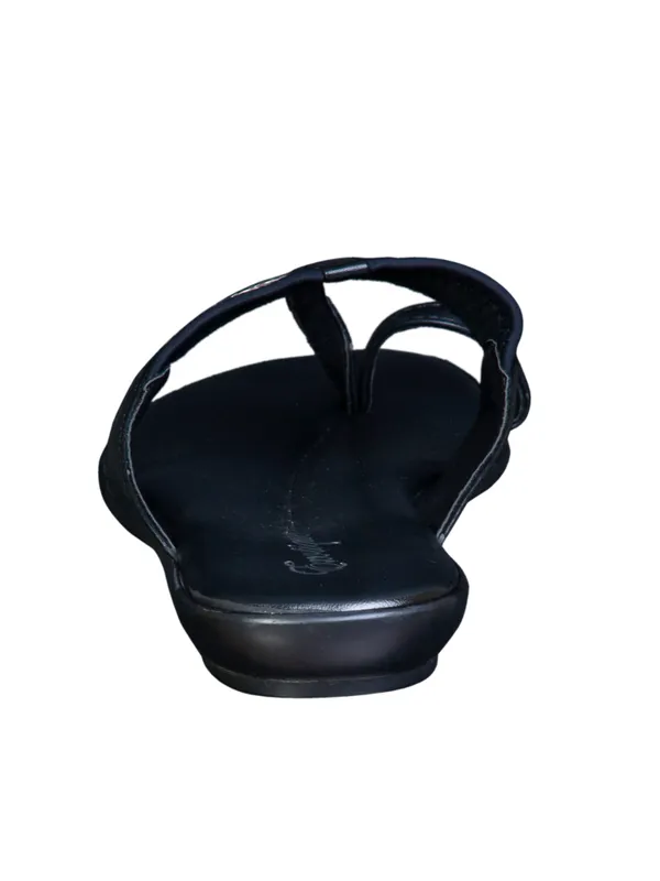 Exotique_Women's_Black_Flat_Slip-on(EL0009BK)