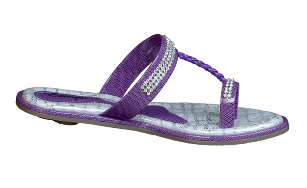 Exotique_Women's_Purple_Flat_Slip-on(EL0012PU)