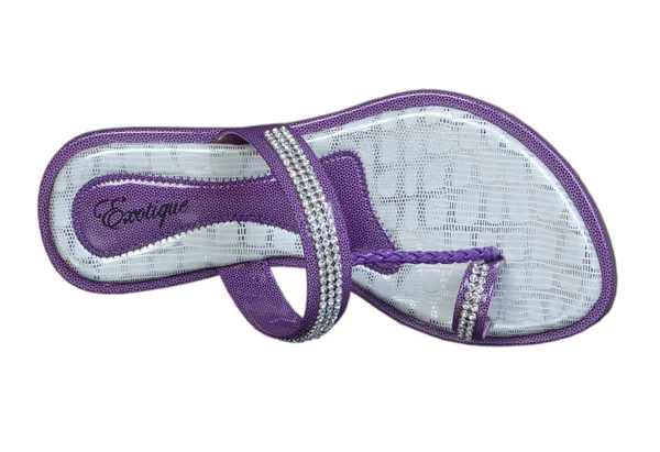 Exotique_Women's_Purple_Flat_Slip-on(EL0012PU)