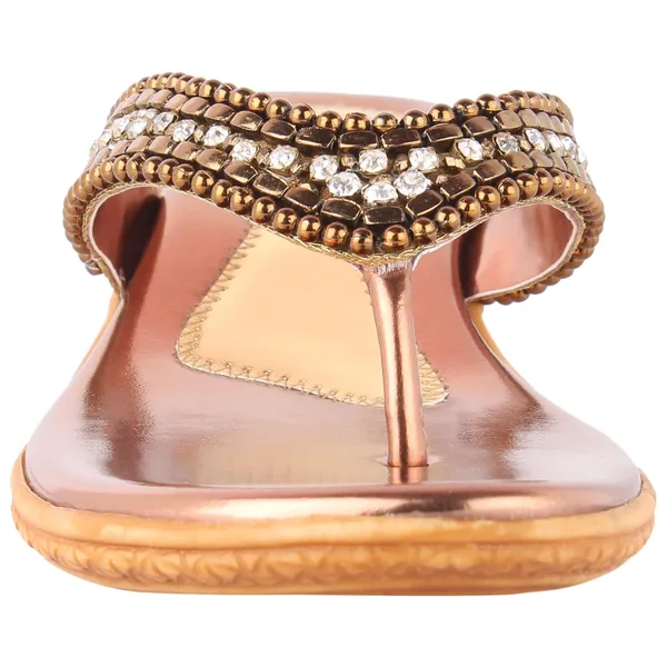 Exotique_Women's_Bronze_Party-wear_Slip-on(EL0014BZ)