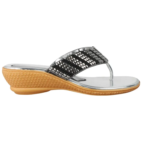 Exotique_Women's_Silver_Party-wear_Slip-on(EL0015SI)