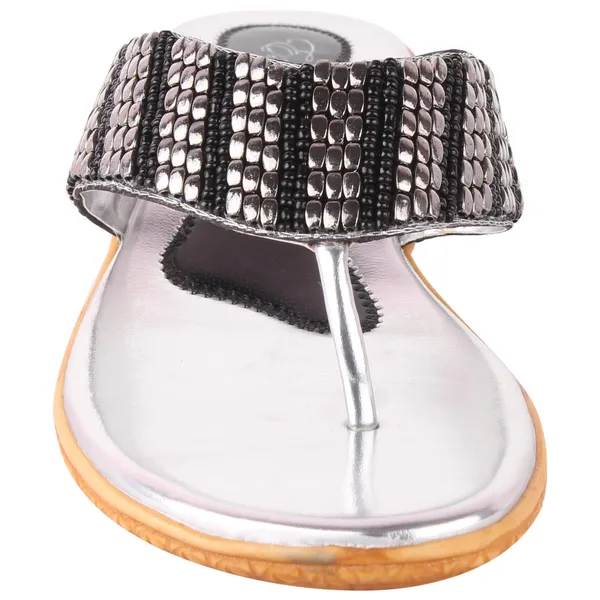 Exotique_Women's_Silver_Party-wear_Slip-on(EL0015SI)