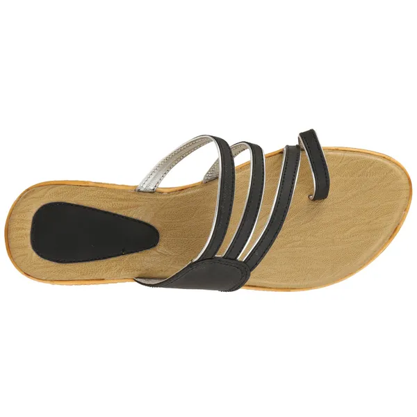 Exotique_Women's_Black_Wedge_Slip-on(EL0020BK)