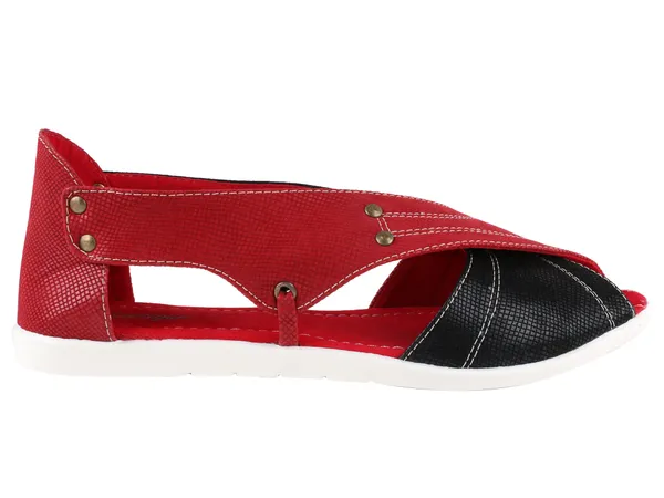 Exotique_Women's_Red_Casual_Slip-on(EL0021RD)
