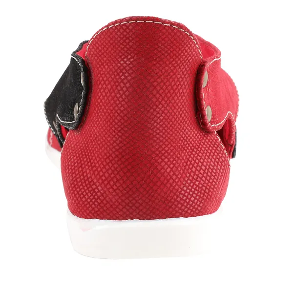 Exotique_Women's_Red_Casual_Slip-on(EL0021RD)