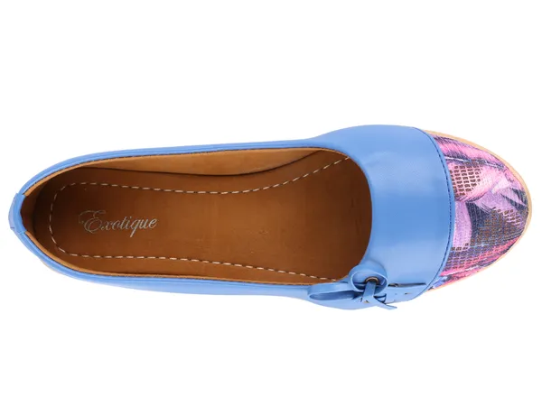 Exotique_Women's_Blue_Casual_Ballerina(EL0022BL)