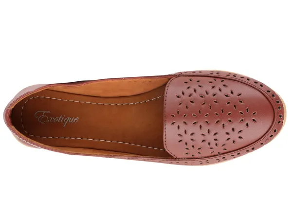 Exotique_Women's_Brown_Casual_Ballerina(EL0024BR)