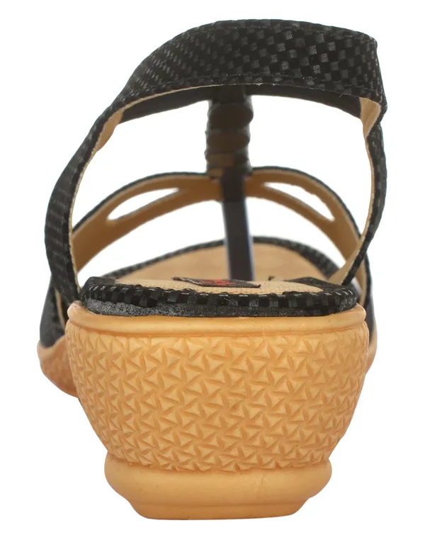 Exotique_Women's_Black_Fashion_Sandal(EL0045BK)