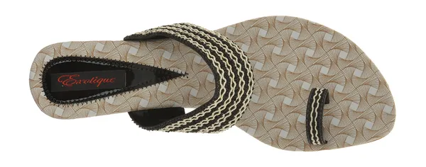 Exotique_Women's_Black_Fashion_Slip-on(EL0046BK)