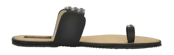 Exotique_Women's_Black_Fashion_Slip-on(EL0050BK)