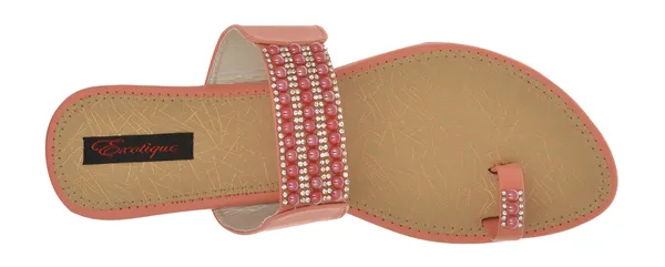 Exotique_Women's_Pink_Fashion_Slip-on(EL0050PK)