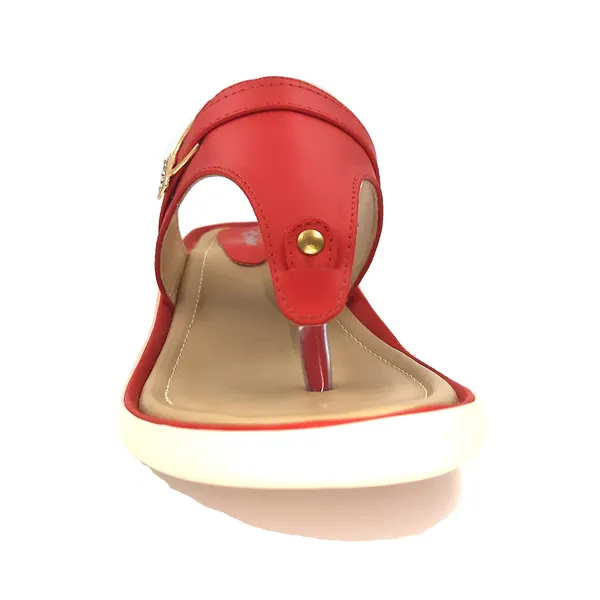Exotique_Women's_Red_Fashion_Flat_Slip-on_(EL0067RD)_Size-40