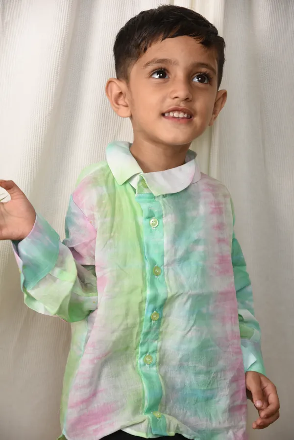 Multicolor_Shirt_For_Boys_|_Tie-Dye_Cotton