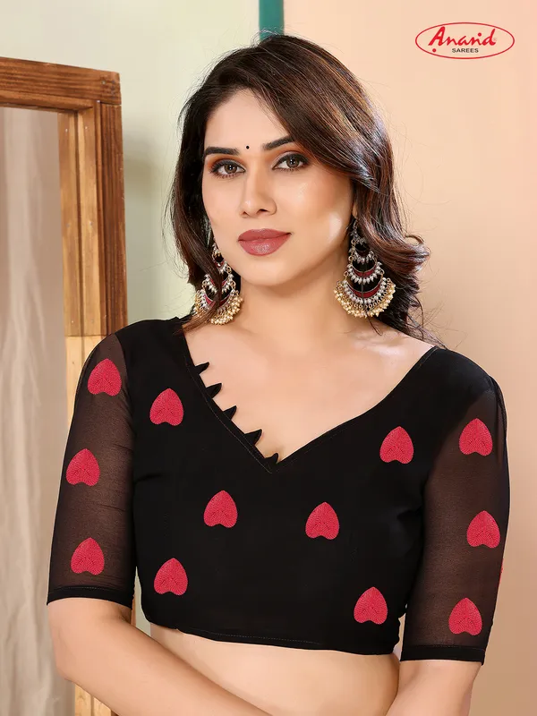 Georgette_embroidered_chiffon_saree_with_blouse_piece_(Black)
