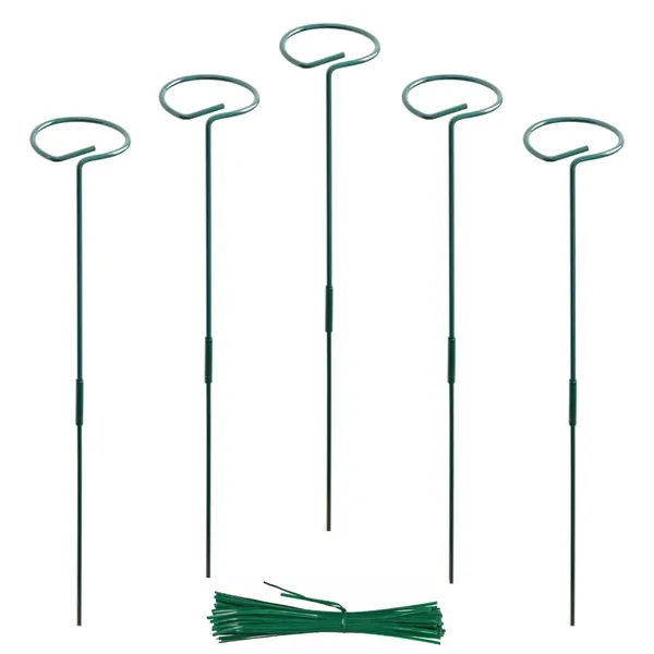 Pack_Of_5_Green_Premium_Metal_Plant_Support_Stakes_32_inch